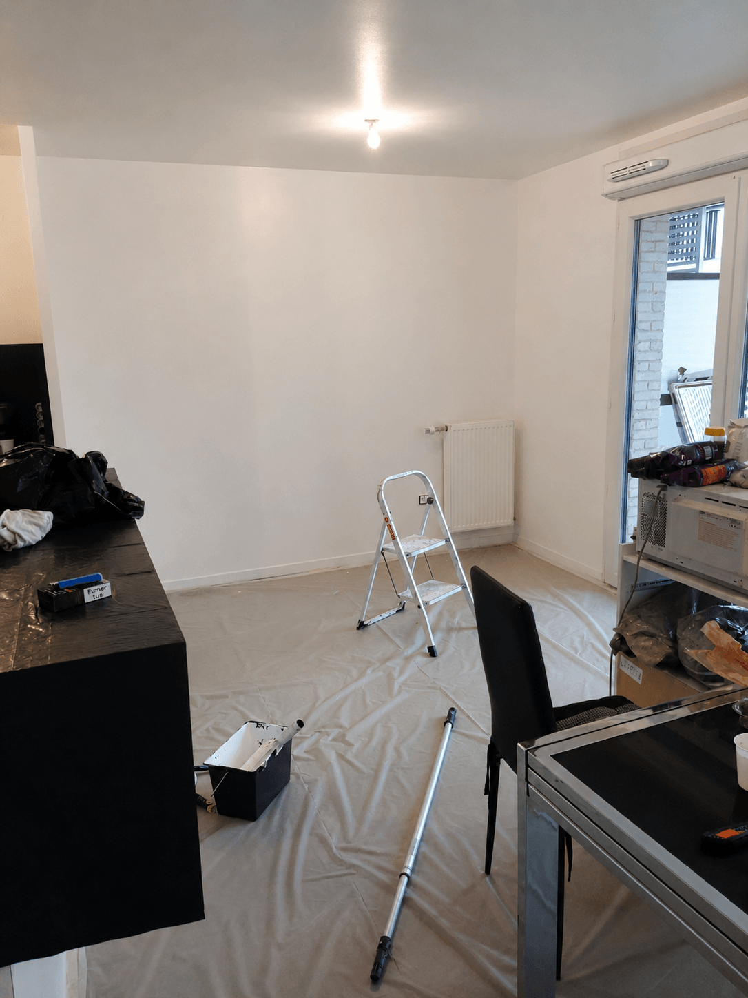Cuisine ouverte sur salon — avant