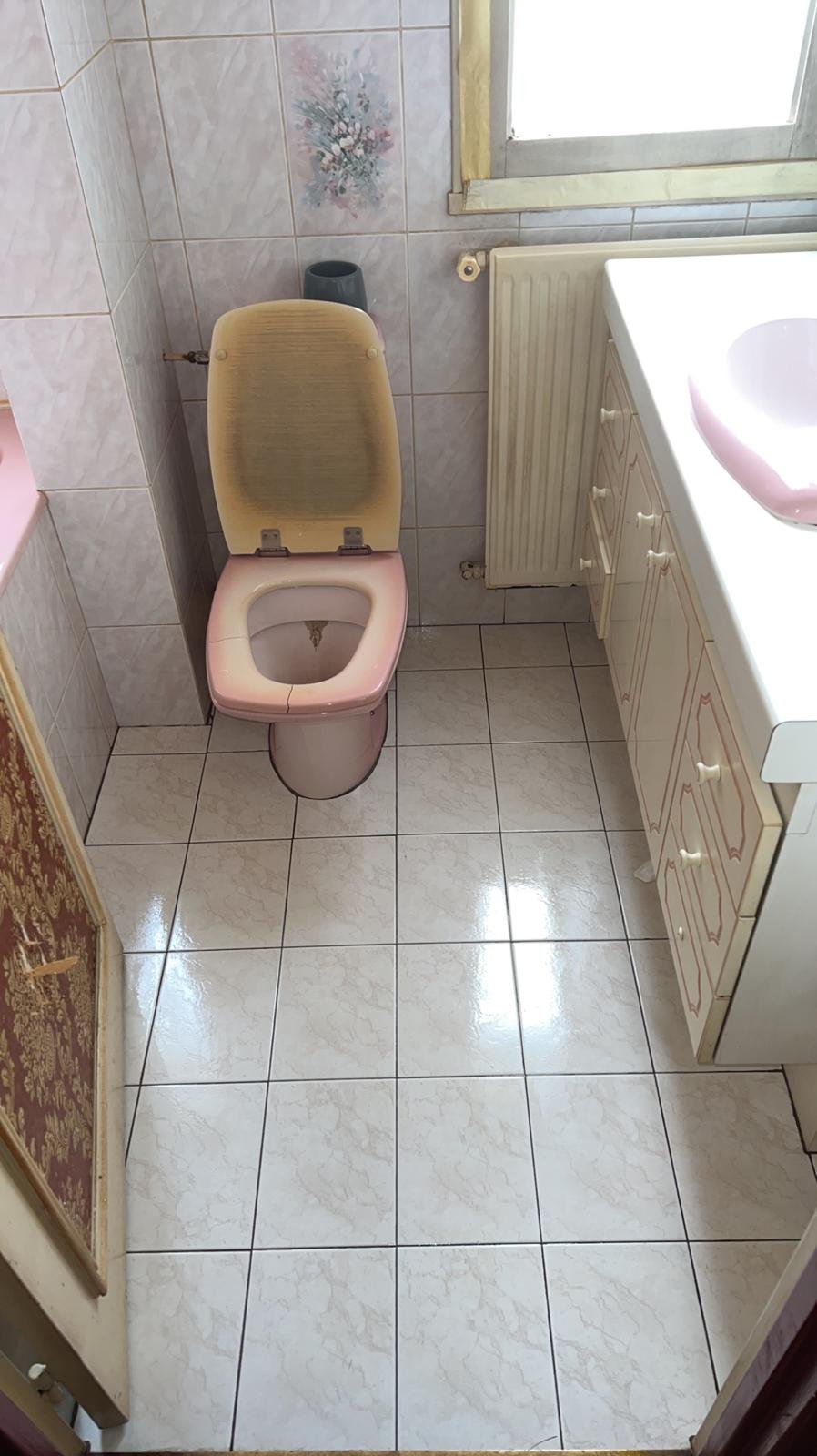 WC — désinfection et remise en état — après
