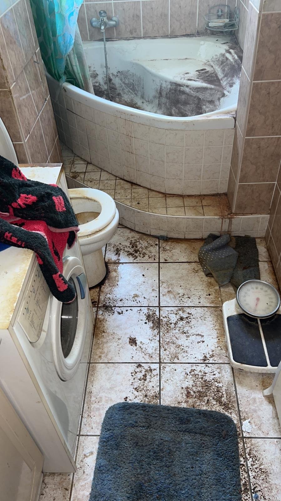 Salle de bain remise à neuf — avant