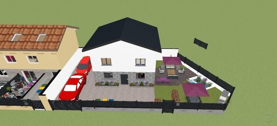 Étude 3D — implantation générale — réalisation Clean Rénov Express